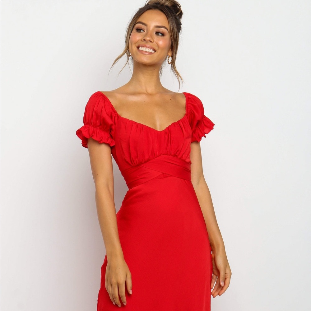 Petal & Pup. Oralie dress - red